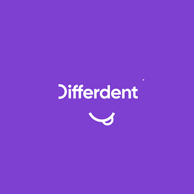 Differdent / dental services branding dental dentist italy logo logodeisgn logodesign logotype minimal smile typography