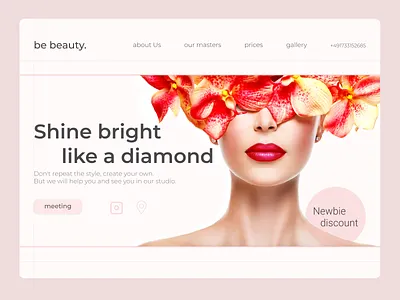 beauty Studio app design graphic design logo ux vector