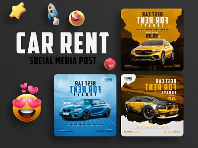 Car Rent Social media post discount post