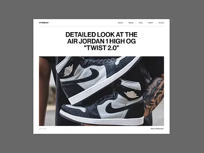 Hypebeast. branding logo ui