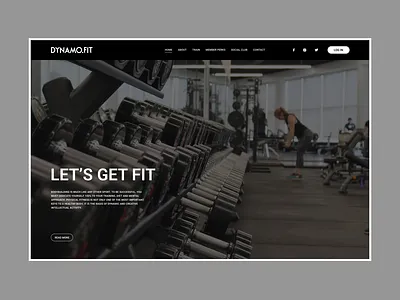 Gym Website Design bitmate bitmate design bitmatestudio branding design exercise exploration fitness graphic design gym health homepage landing page training ui ux web design weightloss workout yoga