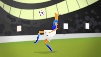 Juggling 2danimation animation characteranimation characterdesign football illustration motion graphics