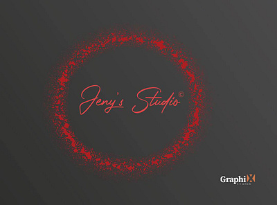 Jeny's Studio business corporate graphic design logo minimal parlour logo