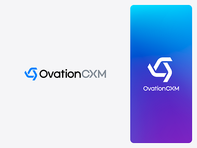 Ovation Rebrand brand branding customer service cxm icon illustration logo logomark marketing modern ovation rebrand redesign web website