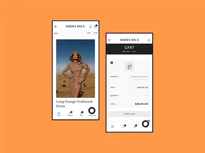Albina Dyla Web Design 4 app branding clean design fashion graphic design inovation productdesign ui unique ux webdesign world