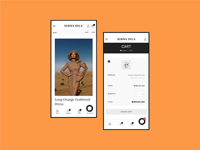 Albina Dyla Web Design 4 app branding clean design fashion graphic design inovation productdesign ui unique ux webdesign world