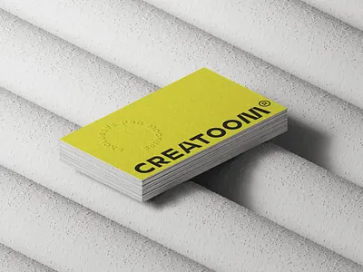 Stack Of Business Card Mockups Isometric stationery mockups