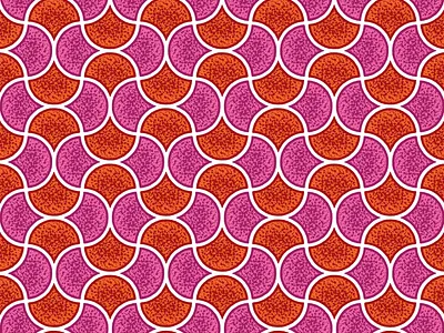 Textured Scallop Patterns design graphic design pattern vector