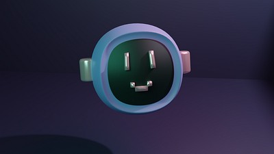 ROBOT-FACE 3d blender design graphic design illustration