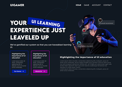 UIGAMER branding design graphic design ui ux