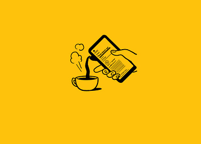 Monocle ads #5 breakfast coffee editorial illustration illustration magazine newsletter spot illustration