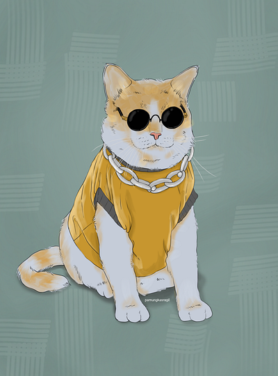 Pororo The Cat animal art bookcover bookcoverdesign cat cat lovers design flat illustration pets pets art vector