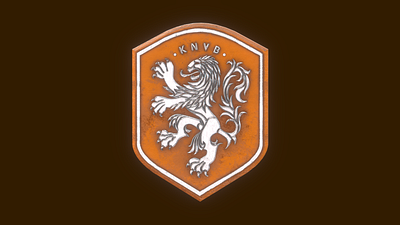 Netherlands national team – 3D badge 3d 3d art blender branding design europe football illustration logo shield sport