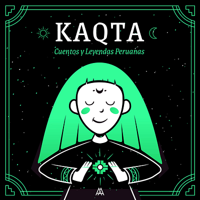 KAQTA - Peruvian Tales and Legends graphic design illustration