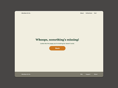 Daily UI - 008 404 Page branding typography ui ui design ux visual design