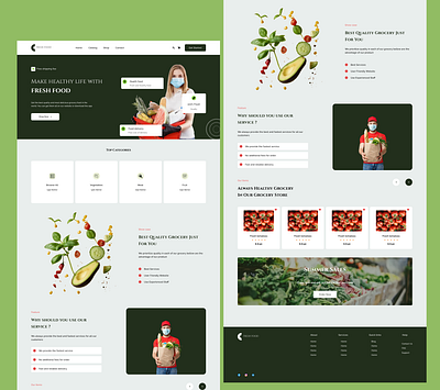 Fresh food market place 3d animation app branding design graphic design illustration logo motion graphics typography ui ux vector