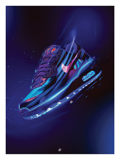 Chrome collection - Air Max air max digital art graphic design nike photoshop sneakers sport