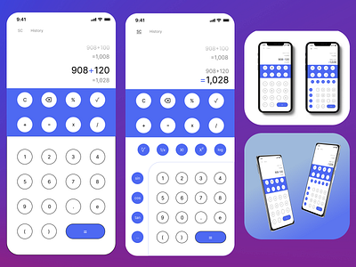 Calculator design dailyui design ui uichallenge uidesign ux