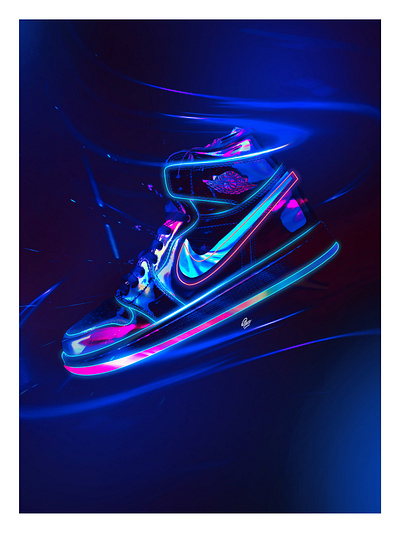 Chrome collection - AJ1 aj1 basketball digital art graphic design illustration nike