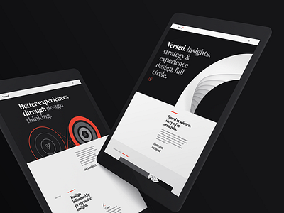 Versed Site Launch creative agency design digital digital experience experience design iconography ideas identity illustration information architecture insights logo mobile strategy ui ux web