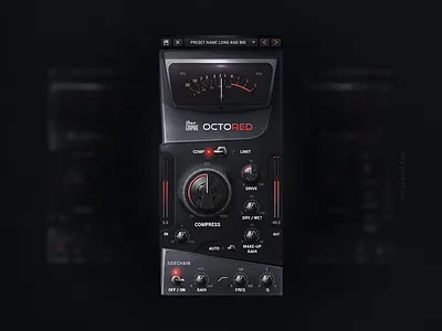 Optored - Audio plugin vst gui design compressor audio audio gui design audio plugin designer audio plugin gui design audio plugin user interface compressor interface plugin scott kane vintage vst vst gui design vst plugin interface