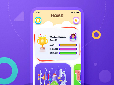 Education Game App app design daily challange design edtech game gameapp gameui ui ui app ui designer uidesign userinterface