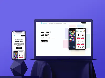 GameStake Website design figma mobile design ui uidesign uiux unbounce ux uxdesign web webdesign website