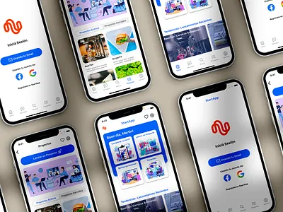 UX/UI Design - StartApp brand design figma ui ux