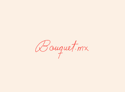 Bouquet.mx Logo branding design graphic design illustration logo