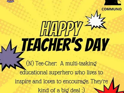 Instagram post for the official page of Communo BITS Pilani graphic design