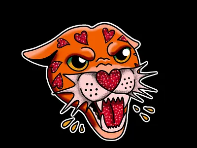 Summer Vibes digital illustration illustration jaguar