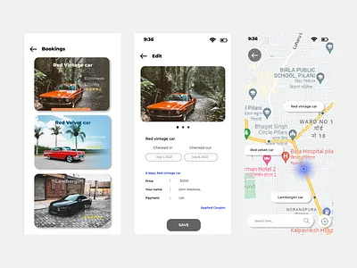 Car Transport app made on Figma designing figma ui ux wireframing
