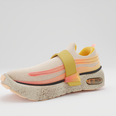 shoe 3d model 3d animation branding graphic design