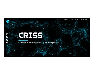 Designed the official Website of CRISS robotics ui ux