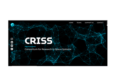 Designed the official Website of CRISS robotics ui ux