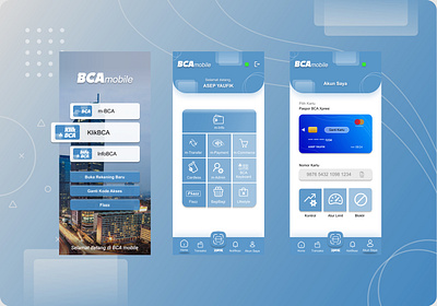 Redesign UI - BCA Mobile Banking figma mobile apps ui uiux
