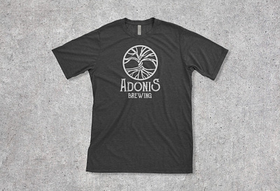Adonis Brewing Shirt beer branding brewing design illustration logo shirt tree