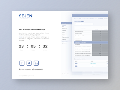 Launch of MandE project design ui
