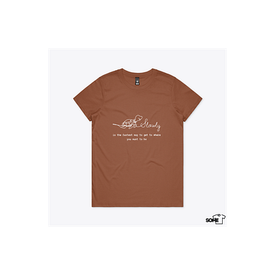 Slowly is the fastest way to get to where you want to be design doodle design motivation motivational print quote quote design t shirt design teaspring tshirt design typography uplifting
