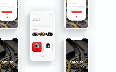 WATCH'SS Product App Design(Adobe XD) adobe xd app design branding figma graphic design interface design product app ui ux
