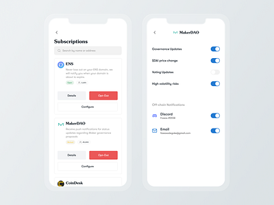 Web3 Push Notification System 3d branding crypto dao dapp decentralized defi design logo mobile mockup notification ui uiux update updates vector volatility wallet web3