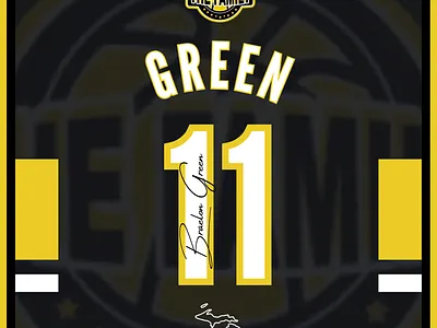"Jersey Series" (Braelon Green) app basketball branding canva design graphic design illustration