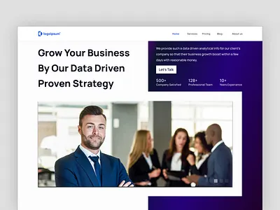 Website Design for Marketing Company digital marketing business digital marketing header header design helloaksarkar marketing marketing business marketing company marketing website ofspace shakuro ui web design web designer
