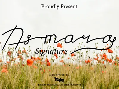 Asmara - Longtail Signature Font cool elegant font font font for wedding font style handwriting longtail style font lovely font luxury typeface modern handwriting signature font simple stylish alternate stylish font typeface woman handwriting font