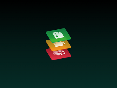Integration Icon branding design dsp file glass graphic design icon illustration music typography video