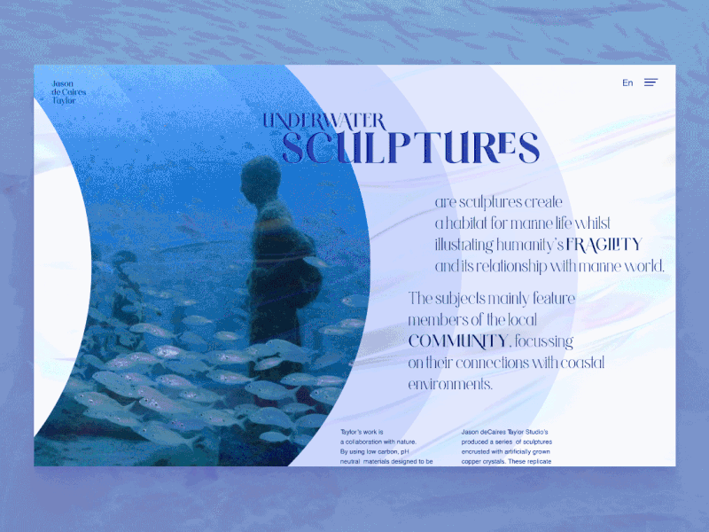 Jason de Caire Taylor — website concept art design museum ui website