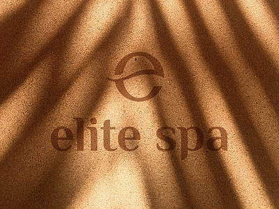 Elite Spa. Logotype for Spa. body body treatment branding elite graphic design health hot logo logotype palm relax spa summer summer time sunny sunny day treatment wellness