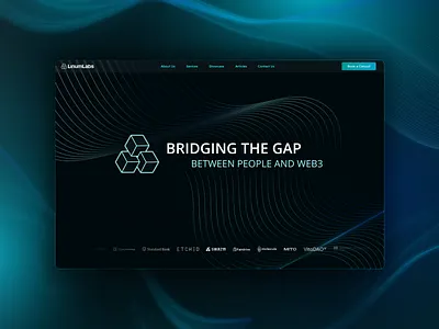 Linum Labs Website Redesign branding design logo typography ui ux vector web3