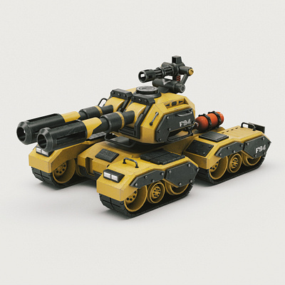 Concept Tank 03 military stylized tank