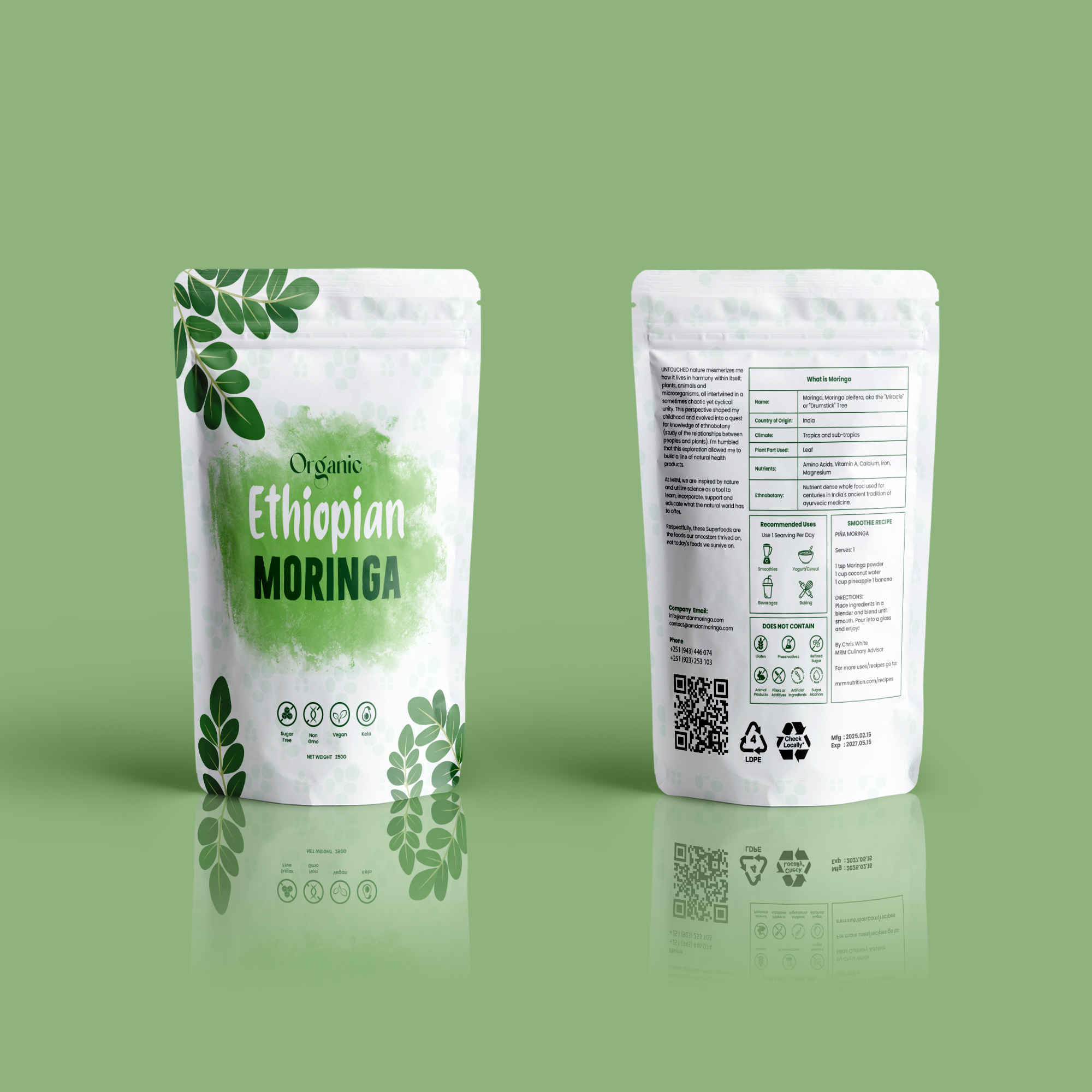 Example of Design Custom Standup Pouch Packaging